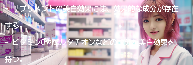 効果的な成分とその働きの要点まとめ