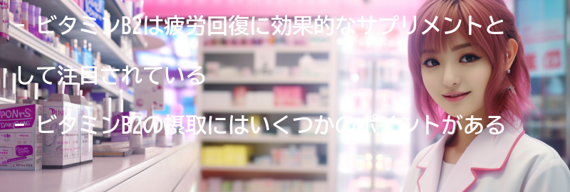 ビタミンB2を摂取する前に知っておきたいポイントの要点まとめ