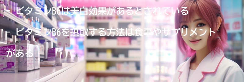 ビタミンB6を摂取する方法の要点まとめ