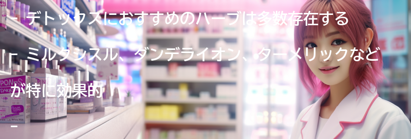 デトックスにおすすめのハーブの種類の要点まとめ