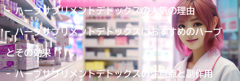 ハーブサプリメントデトックスの注意点と副作用の要点まとめ