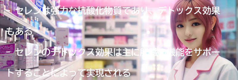 セレンのデトックス効果とは？の要点まとめ