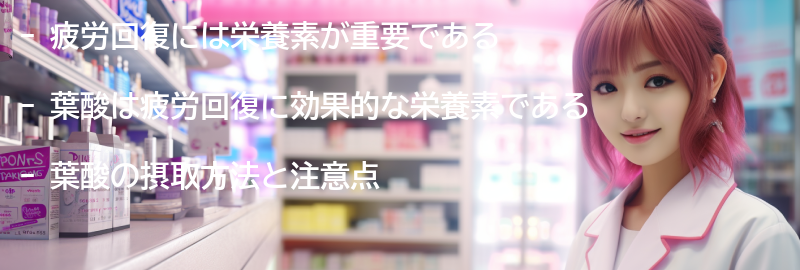 疲労回復に必要な栄養素とは？の要点まとめ