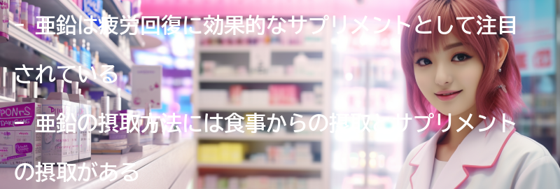 亜鉛の摂取方法と注意点の要点まとめ
