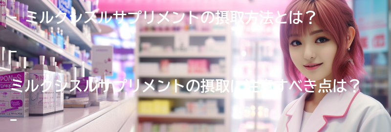 ミルクシスルサプリメントの摂取方法と注意点の要点まとめ