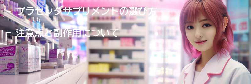 プラセンタサプリメントの選び方と注意点の要点まとめ