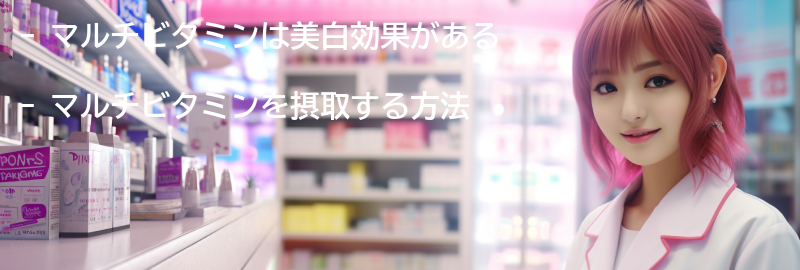 マルチビタミンを摂取する方法の要点まとめ