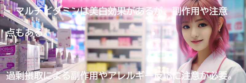 マルチビタミンの副作用と注意点の要点まとめ