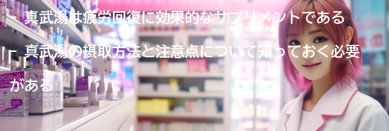 真武湯の摂取方法と注意点の要点まとめ