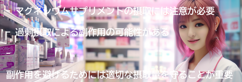 マグネシウムサプリメントの注意点と副作用の要点まとめ