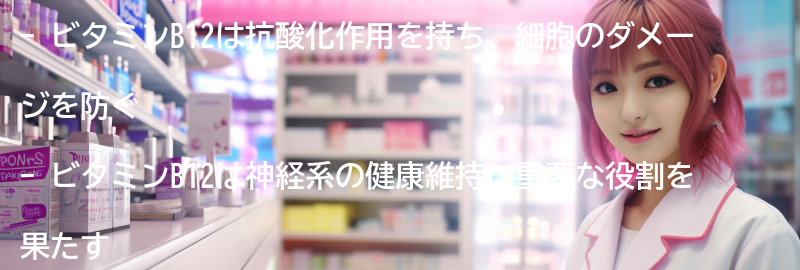 ビタミンB12の健康への効果の要点まとめ