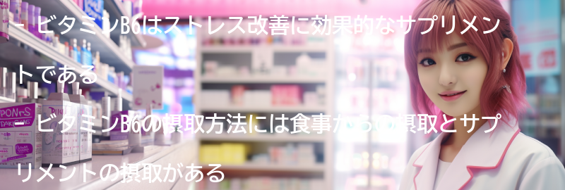 ビタミンB6の摂取方法と注意点の要点まとめ