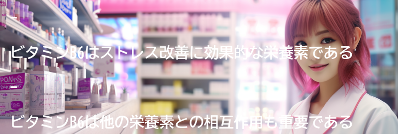 ビタミンB6と他の栄養素との相互作用の要点まとめ