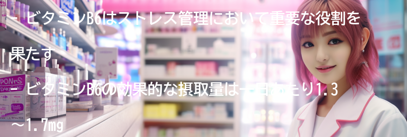 ストレス管理におけるビタミンB6の役割と効果的な摂取量の要点まとめ