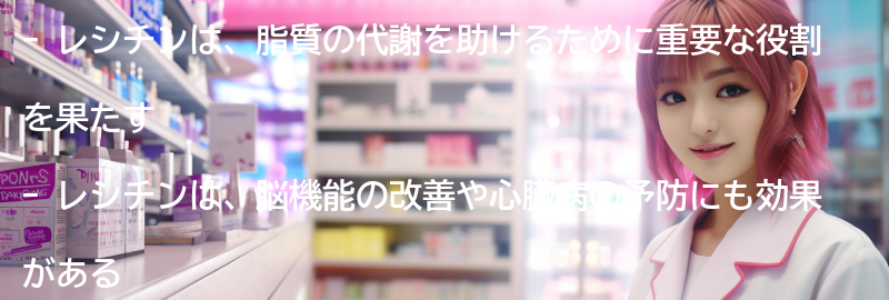 レシチンの主な効果とは？の要点まとめ