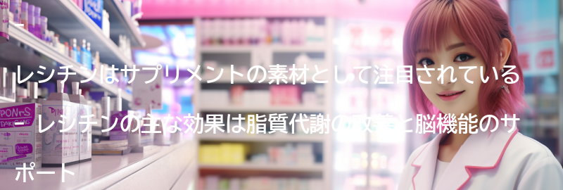 レシチンの摂取方法と注意点の要点まとめ