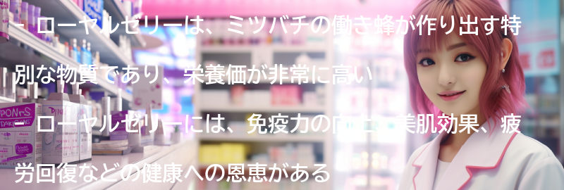 ローヤルゼリーとは何ですか?の要点まとめ