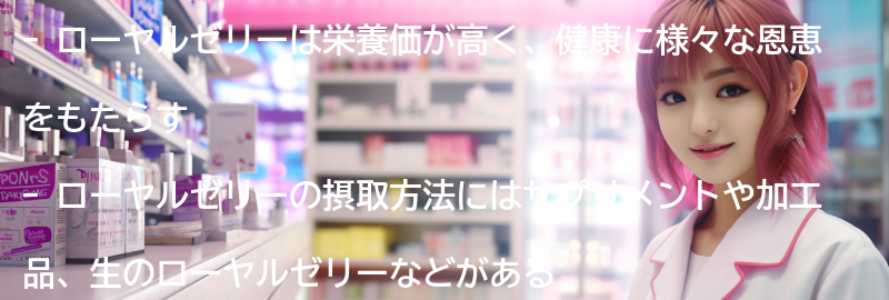 ローヤルゼリーの摂取方法と注意点の要点まとめ