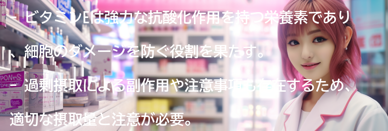 ビタミンEの副作用と注意事項の要点まとめ