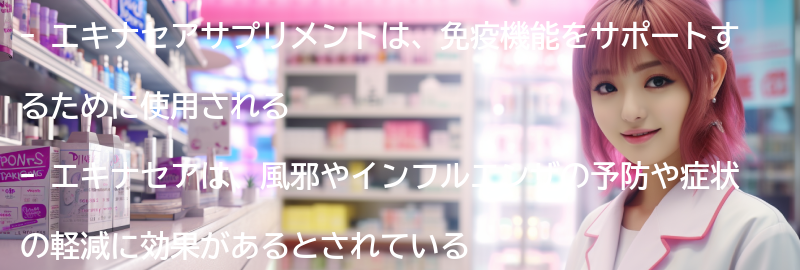 エキナセアサプリメントの素材としての効果とは？の要点まとめ