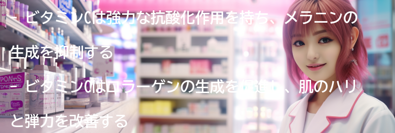 ビタミンCの美白効果とは？の要点まとめ