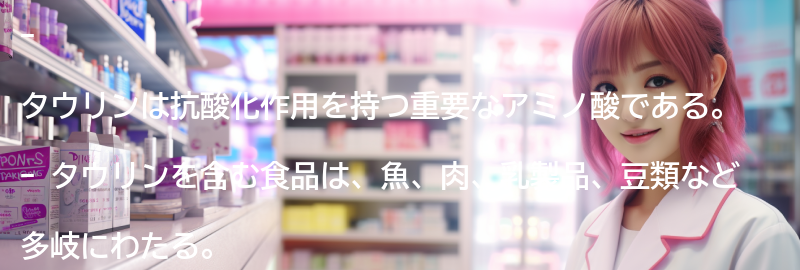 タウリンを含む食品の紹介の要点まとめ