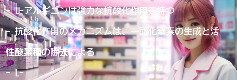 L-アルギニンの抗酸化作用のメカニズムの要点まとめ