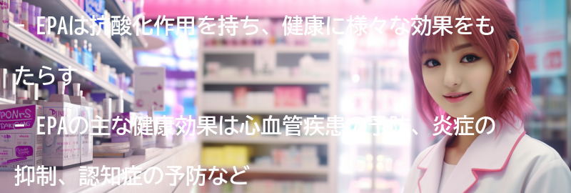 EPAを摂取することで期待できる健康効果の要点まとめ