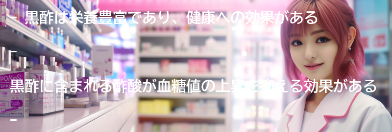 黒酢の栄養成分と健康への効果の要点まとめ