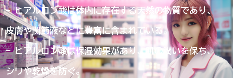 ヒアルロン酸とは何ですか？の要点まとめ