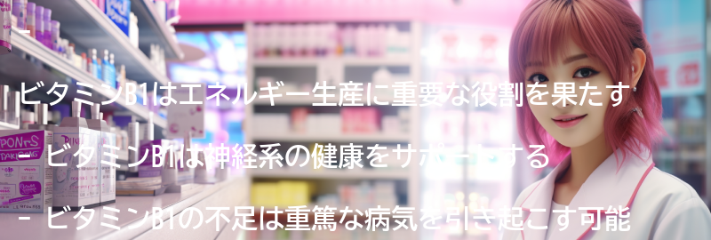 ビタミンB1の健康への効果の要点まとめ