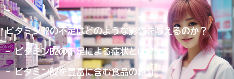 ビタミンB2が不足するとどうなるのか?の要点まとめ