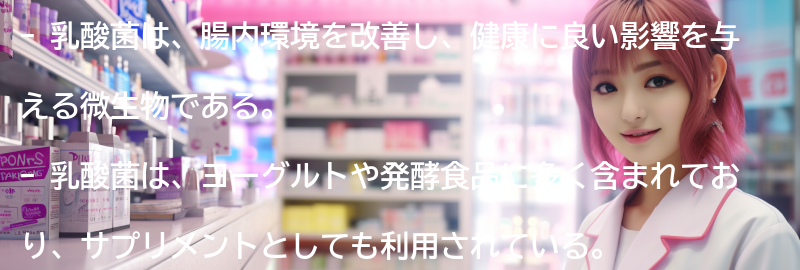 乳酸菌とは何か？の要点まとめ