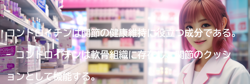 コンドロイチンとは何か？の要点まとめ