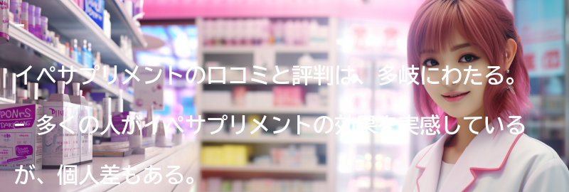 イペサプリメントの口コミと評判の要点まとめ