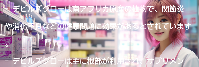 デビルズクローとは何ですか？の要点まとめ