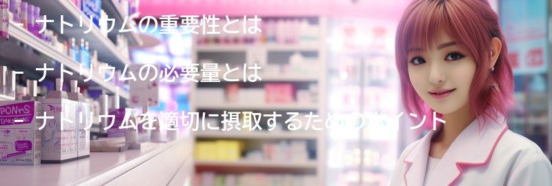 ナトリウムを適切に摂取するためのポイントの要点まとめ