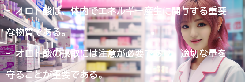 オロト酸の副作用と注意点の要点まとめ