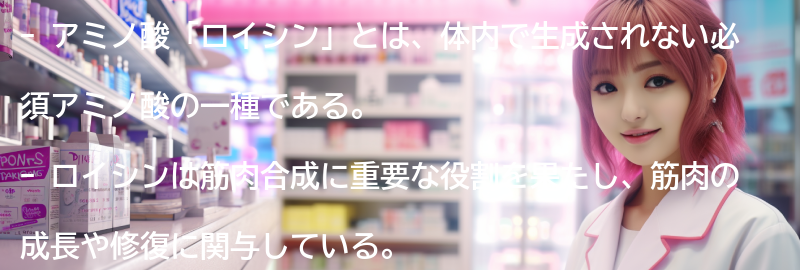 アミノ酸「ロイシン」とはの要点まとめ