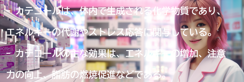カテコールを摂取する前に知っておくべきことの要点まとめ