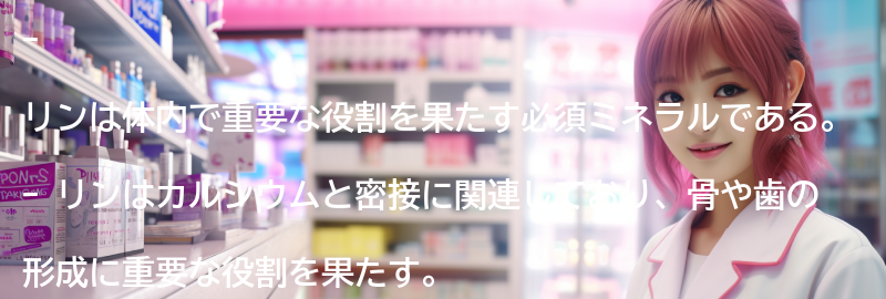 リンと他のミネラルの相互作用についての要点まとめ